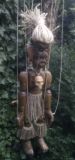 Baron Lundi. Hand carved marionette.