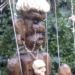 Mama Lundi. Wooden marionette