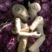 Sunny afternoon. Hand carved marionettes.