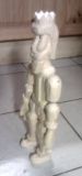 The young king. Hand carved marionette